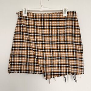 Plaid Mini Skirt